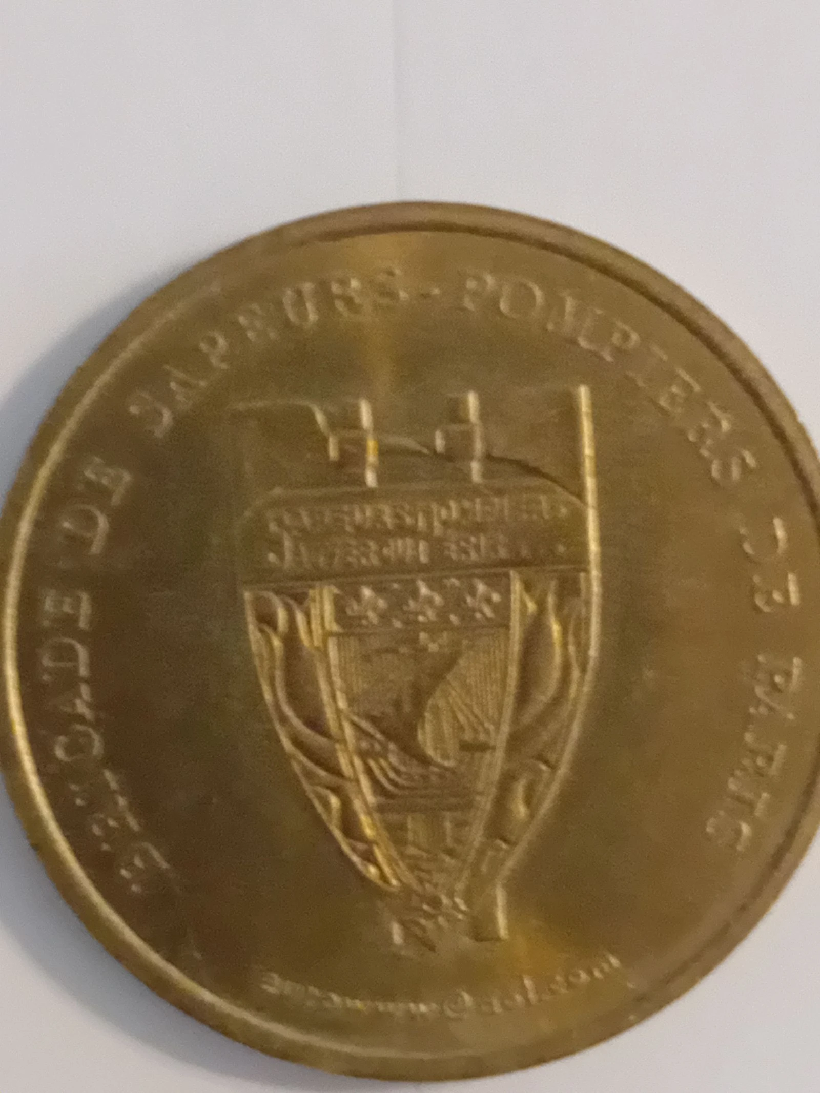 2 euro munt van Paris sapeurs pompiers van Paris – photo 2